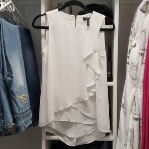 BCBGMAXAZRIA white dress top